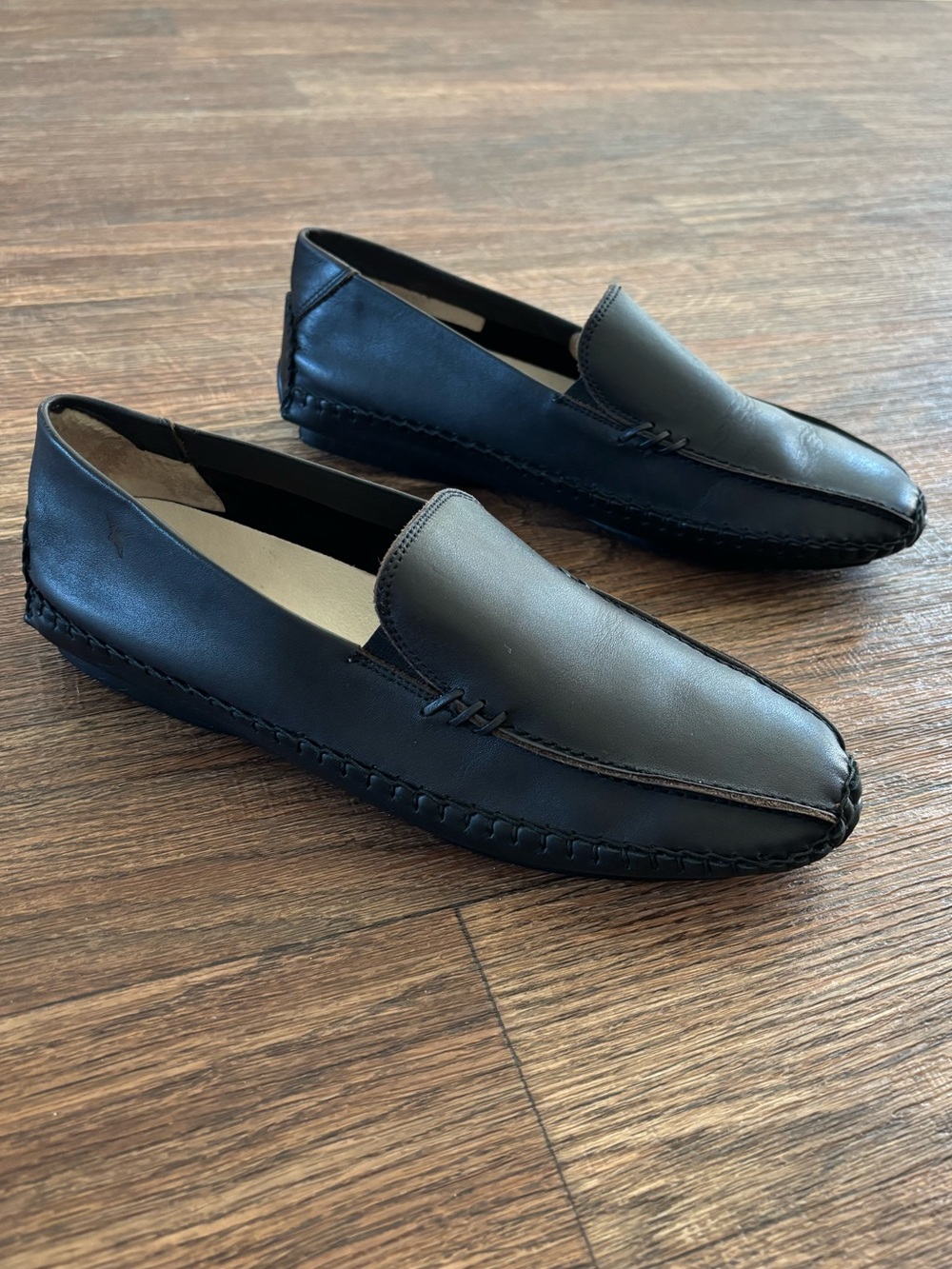 Pikolinos Jerez Black Leather Slip On Loafers Driving Mocs Comfort Size 39 / 8.5